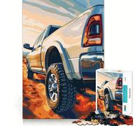 Rompecabezas Ram Truck Off-Road para Adultos, 1000 Piezas, Mejora la Memoria, Divertido, para armar, Arte Coleccionable (38x52cm)