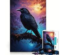 Rompecabezas Raven de 1000 Piezas para Adolescentes, Juguete Inteligente para Jugar en Interiores, Corte preciso, (38x26cm)
