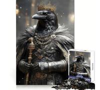 Rompecabezas Raven King de 1000 Piezas para Adolescentes Mejora la Memoria, Relajación Suave, Corte Premium, Sorpresa de cumpleaños (38x52cm)