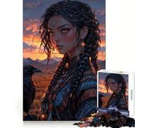 Rompecabezas Raven Shaman︰ Oráculo de la Montaña Tibetana de 1000 Piezas para Adolescentes Juguete para desarrollar la lógica Divertido y Relajante Corte preciso Regalo artístico (38x52cm)
