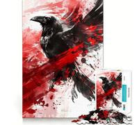 Rompecabezas Raven Viking para Adolescentes, 1000 Piezas, para Recordar, estimular, Relajarse, Corte Suave, Regalo Elegante (38x26cm)