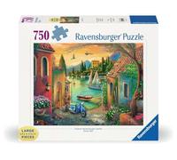 Rompecabezas Ravensburger 12001516, el idílico Lago de como, 750 Piezas de Gran tamaño,