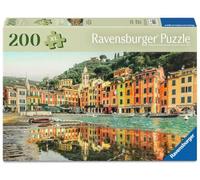 Rompecabezas Ravensburger 12001734, Hermoso Portofino, Rompecabezas fotográfico de 200 Piezas para Personas Mayores y Personas Mayores