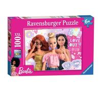 Ravensburger - Puzzles XXL Barbie | Puzzle 6 Años O Más | Regalo Niño 6 Años O Más De 100 Piezas | Rompecabezas Niños De 36 X 49 Cm Puzzle