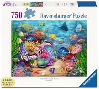 Rompecabezas Ravensburger 17458, Tropical Reef Life, 750 Piezas Grandes, Divertido Rompecabezas con Piezas más Grandes para Toda la Familia