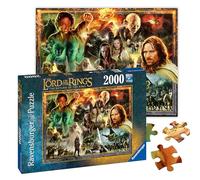 Rompecabezas Ravensburger de El señor de los Anillos Gifts, Return of The King, de 2000 Piezas, para Adultos y niños a Partir de 12 años