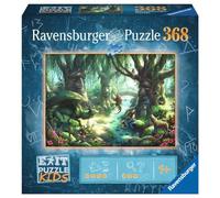 Rompecabezas Ravensburger Exit Puzzle Kids 12955 The Magic Forest | Puzzle de escape de 368 piezas, para niños a partir de 9 años, para fans de Escape Room, calidad Ravensburger