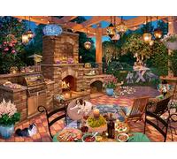 Rompecabezas Ravensburger My Haven No.10 The Garden Kitchen de 1000 Piezas para Adultos y niños a Partir de 12 años