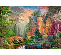 Rompecabezas Ravensburger Terracotta Mansion de 1000 Piezas para Adultos y niños Mayores de 12 años de Dominic Davidson Artwork | Rompecabezas Relajante y Consciente Ravensburger