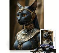 Rompecabezas Realista Bastet de 1000 Piezas para adolescentesMejora la memoriaEscape tranquiloCorte de precisiónRegalo Ideal (38x52cm)