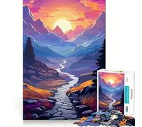 Rompecabezas Realista de Naturaleza de 1000 Piezas para Adolescentes Juguete de lógica Mental Diseño Tranquilo y Firme Artículo de Santa Claus (50x75cm)