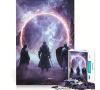 Rompecabezas realistas de Caballeros templarios de 1000 Piezas para Adolescentes Juguete para desarrollar la lógica, Relajante y Divertido Corte preciso Regalo artístico (38x26cm)