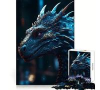 Rompecabezas realistas de Dragones de 1000 Piezas para Adolescentes Juego de lógica Tiempo de Juego Piezas de colección de Arte con Corte preciso (38x26cm)