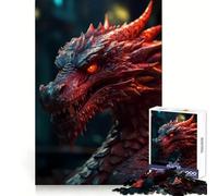 Rompecabezas realistas de Dragones místicos para Adultos, 1000 Piezas, Juego Inteligente, patrón Tranquilo y Relajante, Regalo increíble (38x26cm)