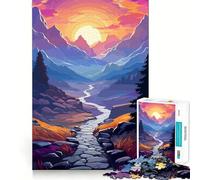 Rompecabezas realistas de Naturaleza para Adultos, 1000 Piezas, Grupo de Habilidad Mental, alegría, Calidad, colección de Arte de Borde (38x26cm)