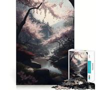 Rompecabezas realistas de paisajes asiáticos para Adultos, 1000 Piezas, para Fortalecer la Memoria, Divertido Montaje de imágenes, artículo de Arte Coleccionable (50x75cm)