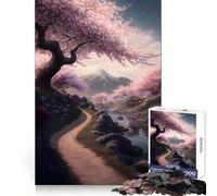 Rompecabezas realistas de paisajes japoneses para Adolescentes, 1000 Piezas, para estimular la Memoria, Relajarse, Cortar Suavemente, Regalo Elegante (50x75cm)