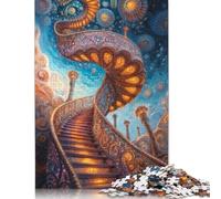 Rompecabezas Rectangular de Papel con Escalera al Cielo, 1000 Piezas (75 x 50 cm)