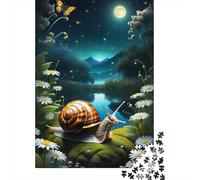Rompecabezas Rectangular de Papel con Forma de Caracol, Ideal para Adultos y niños, 1000 Piezas (38 x 26 cm)