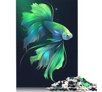 Rompecabezas Rectangular de Papel de Betta Verde para Adultos y Adolescentes, 1000 Piezas (26 x 38 cm)