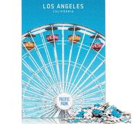 Rompecabezas Rectangular de Papel de Los Ángeles, EE. UU., Divertido para Toda la Familia, para niños y Adultos a Partir de 12 años, Regalo de cumpleaños, 1000 Piezas (75 x 50 cm)