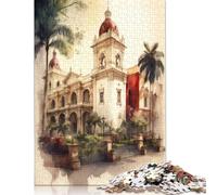 Rompecabezas Rectangular de Papel del Monasterio de San Francisco, 1000 Piezas (75 x 50 cm)