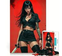 Rompecabezas Red Assassin para Adultos, 1000 Piezas Fortalece la Memoria, Alivia la ansiedad, Bordes Suaves, cálida Sorpresa (50x75cm)