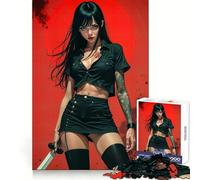 Rompecabezas Red Assassin para Adultos, 1000 Piezas Fortalece la Memoria, Alivia la ansiedad, Bordes Suaves, cálida Sorpresa (50x75cm)