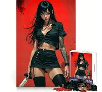 Rompecabezas Red Assassin para Adultos, 1000 Piezas, Juego de Habilidad Mental, Juego de Mesa Joy Quality Edge Art Collection Piece (38x52cm)
