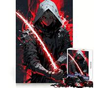 Rompecabezas Red Blade Assassin para Adultos, 1000 Piezas, Juego Inteligente, Divertido y Relajante, Ideal para armar, (38x26cm)