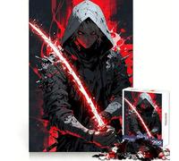 Rompecabezas Red Blade Assassin para Adultos, 1000 Piezas, Rompecabezas Mental, pasatiempo Relajante, Montaje de imágenes, Regalo Encantador (50x75cm)