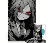 Rompecabezas Red Eye Glow de 1000 Piezas para Adolescentes, Juguete para ejercitar la Mente, diseño Relajante, Regalo Ideal para armar (50x75cm)