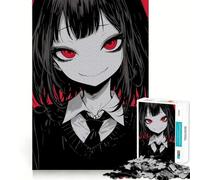 Rompecabezas Red Eye Glow de 1000 Piezas para Adolescentes, Juguete para ejercitar la Mente, diseño Relajante, Regalo Ideal para armar (50x75cm)