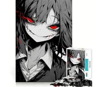 Rompecabezas Red Eye Glow de 1000 Piezas para Adultos, Juego Mental, Juguete Divertido y Tranquilo, Pieza de colección de Arte de Corte preciso (38x52cm)