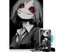 Rompecabezas Red Eye Glow de 1000 Piezas para Adultos Juego Mental Pasatiempo en casa Bordes limpios Un Regalo Encantador (38x52cm)