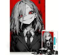 Rompecabezas Red Eye Glow para Adolescentes, 1000 Piezas, estimulación de la Memoria, relajación Suave, Corte Liso, Regalo Elegante (50x75cm)