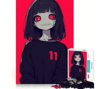 Rompecabezas Red Eye Glow para Adultos, 1000 Piezas, Mejora la Memoria, Divertido Montaje de imágenes, Arte Coleccionable (38x52cm)
