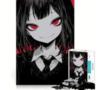 Rompecabezas Red Eye Glow para Adultos, 1000 Piezas, para Mejorar la Memoria, aliviar el estrés, diseño para armar, Regalo Memorable (38x52cm)