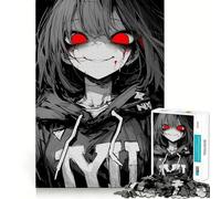 Rompecabezas Red Eye Glow para Adultos, 1000 Piezas, Rompecabezas Mental, pasatiempo Relajante, Montaje de imágenes, Regalo Encantador (50x75cm)