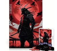 Rompecabezas Red Ghost Samurai de 1000 Piezas para Adultos, Juguete para ejercitar la Mente, para Fortalecer los Lazos Familiares, Corte de precisión, Regalo Creativo (50x75cm)