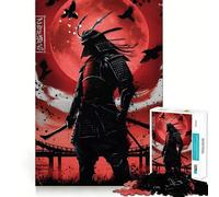 Rompecabezas Red Ghost Samurai de 1000 Piezas para Adultos, Juguete para ejercitar la Mente, para Fortalecer los Lazos Familiares, Corte de precisión, Regalo Creativo (50x75cm)