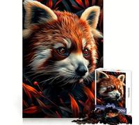 Rompecabezas Red Panda My Funny Friend para Adolescentes, 1000 Piezas, diseño Relajante y Divertido, decoración de Pared (38x26cm)