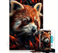 Rompecabezas Red Panda My Funny Friend para Adolescentes, 1000 Piezas, diseño Relajante y Divertido, decoración de Pared (50x75cm)