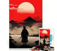 Rompecabezas Red Sky for The Samurai de 1000 Piezas para Adolescentes Juguete Intelectual para Relajarse mentalmente Corte de Calidad Regalo Ideal para Las Fiestas (50x75cm)