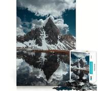 Rompecabezas Reflejo de Montaña para Adultos, 1000 Piezas, Juguete Intelectual, Juego Relajante, Arte de Pared de Calidad (38x52cm)