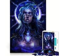 Rompecabezas Reina de Cristal Púrpura para Adolescentes, 1000 Piezas, Juguete Intelectual, Escape de la Calma, Corte de Calidad, Regalo de Temporada (38x26cm)