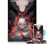 Rompecabezas Reina de Dragones para Adolescentes, 1000 Piezas, para estimular la Memoria, Juego de Mesa, Montaje de imágenes, Regalo navideño (50x75cm)