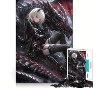 Rompecabezas Reina del Dragón Negro para Adultos, 1000 Piezas, Recall Upgrade, Peaceful Time, Tight Cut, Santa Wish List (38x52cm)