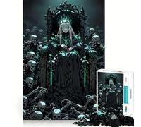 Rompecabezas Reina del Trono de los No Muertos para Adolescentes, 1000 Piezas, Mejora la Memoria, Juego de Interior, Montaje de Imágenes, (50x75cm)