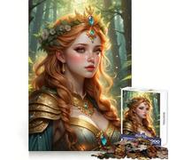 Rompecabezas Reina Radiante del Claro para Adolescentes 1000 Piezas Lógica Clara Juguete Lento Disfruta Corte Sorpresa de Cumpleaños (50x75cm)